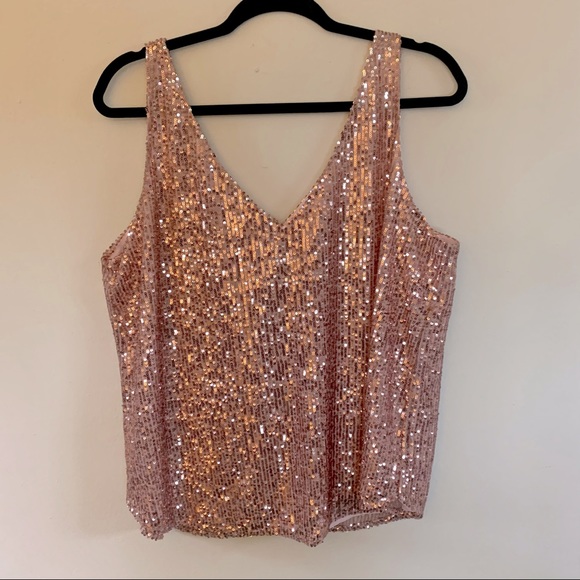 Champagne Sequin Shell - Picture 2 of 5